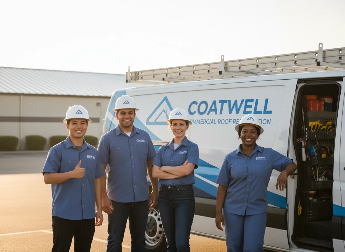 Commercial roof coating company in Burgoon, OH